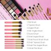 10 pcs makeup brush set (Pink Golden)