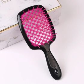 Womens Hair Massage Scalp Brush Reduce Hair Loss And Dandruff 1 Scalp Massage Wide Tooth Air Cushion Comb High Quality Comb Comb (Colour: Red)