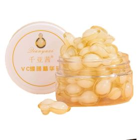 Vitamin C Facial Capsules Essence Anti-wrinkle Aging Whitening Shrink Pores Moisturizing Nourish Capsule Face Care (NET WT: Vitamin C)